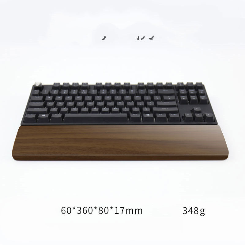 Walnut wrist rest, view 2