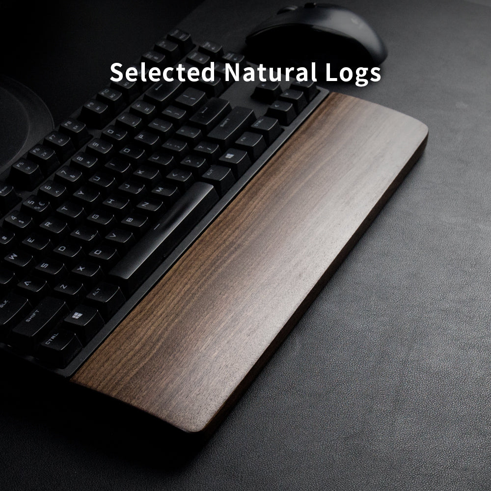 Walnut wrist rest, view 3