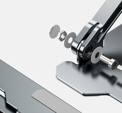 Aluminum laptop stand hinge, view 11