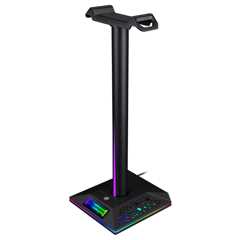 RGB headset stand, view 3
