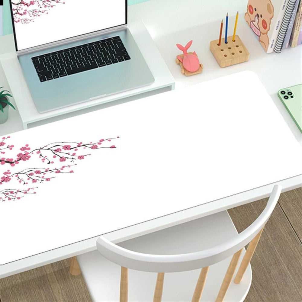 XXL desk mat, White Branch design