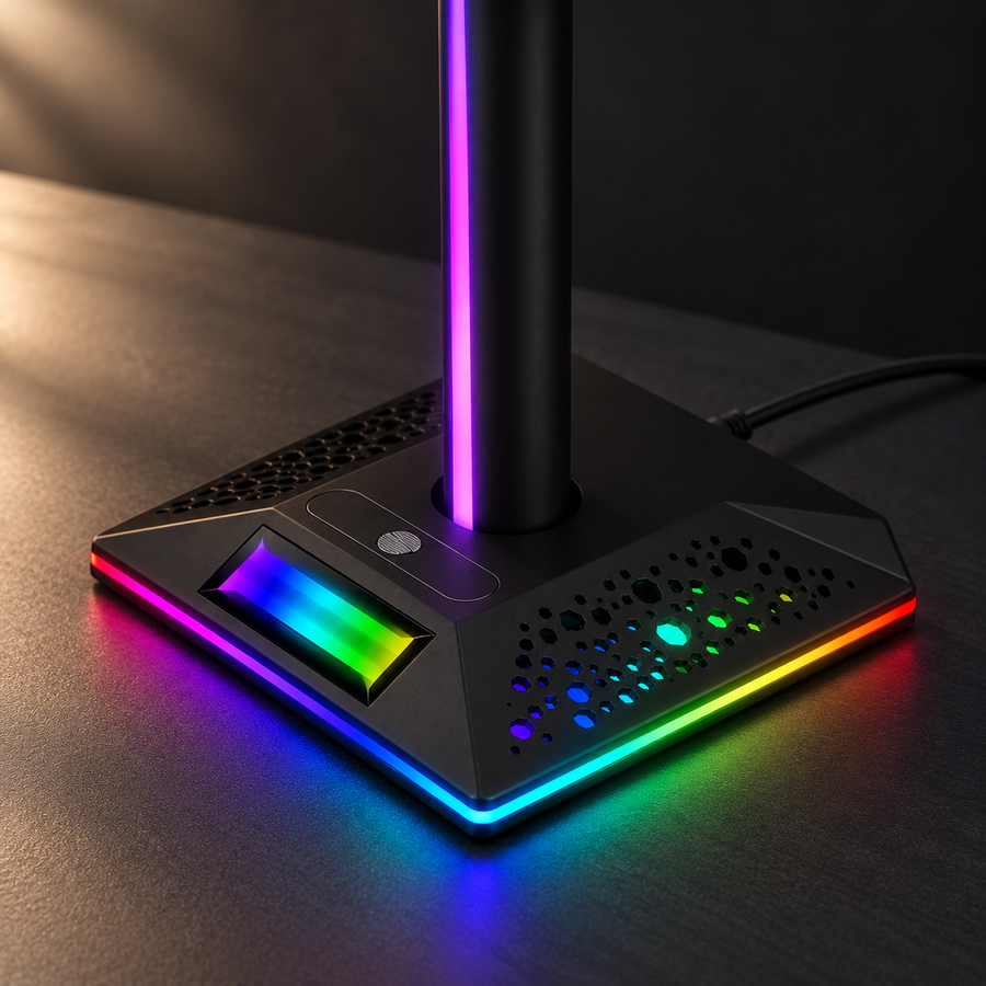 RGB-lit base.